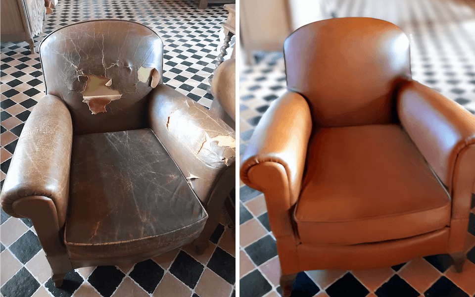 Rénovation fauteuil club