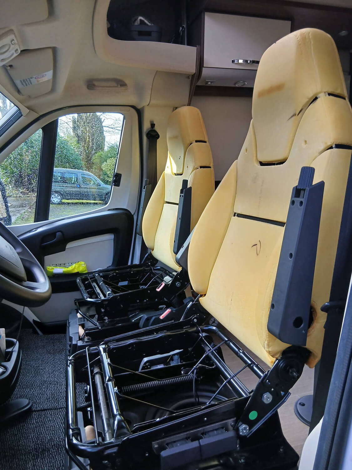 siège conducteur passager camping car